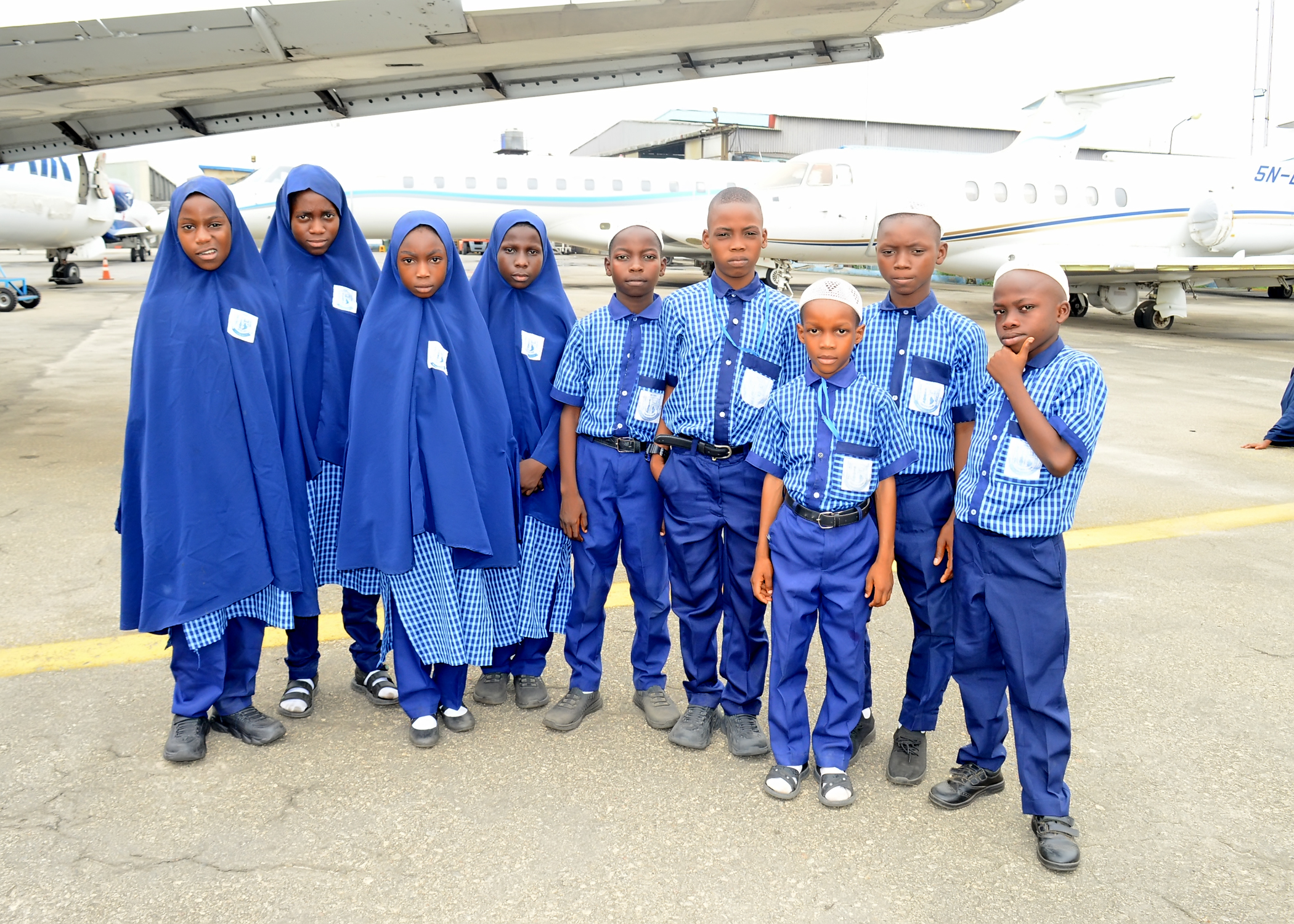 Students on Excursion (Airport Visit)