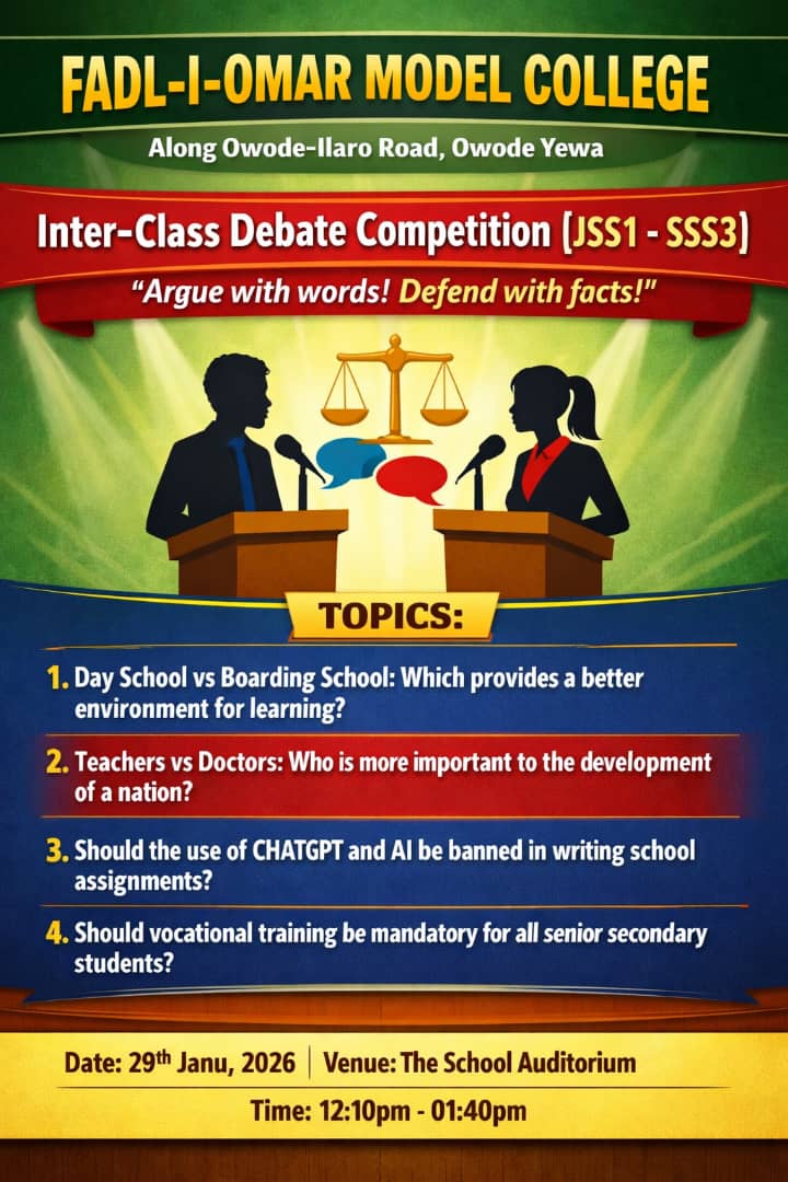 🎉 Debate Programme Highlights 🎉